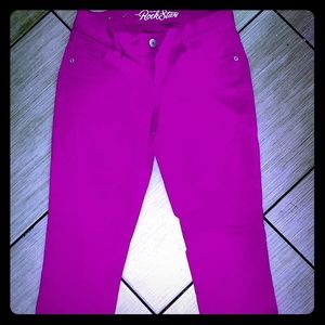 Pink rockstar jeans